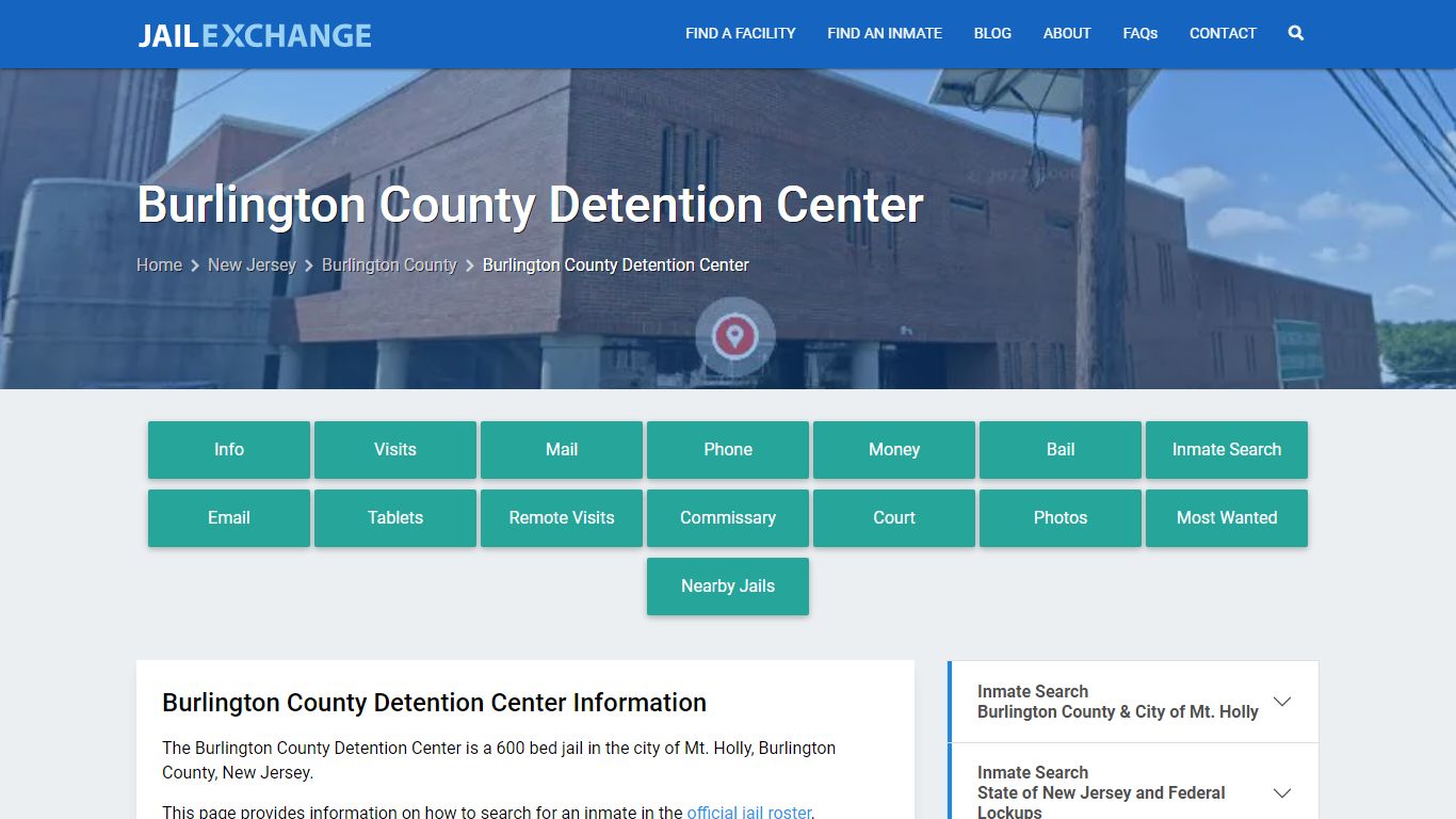 Burlington County Detention Center - Jail Exchange